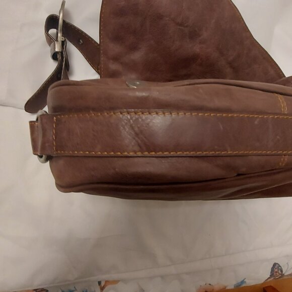 Dior Gaucho Double Saddle Bag in Brown Leather - Picture 6 of 12